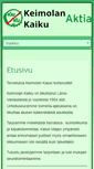 Mobile Screenshot of keimolankaiku.fi